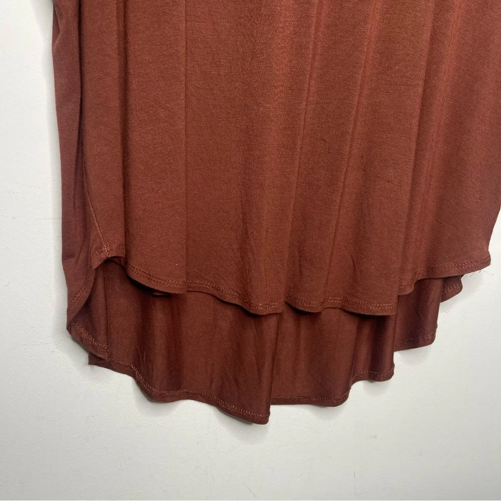 Philosophy Pleat back Long Sleeve Crew Neck Top (1X-Large) - Picture 3 of 5